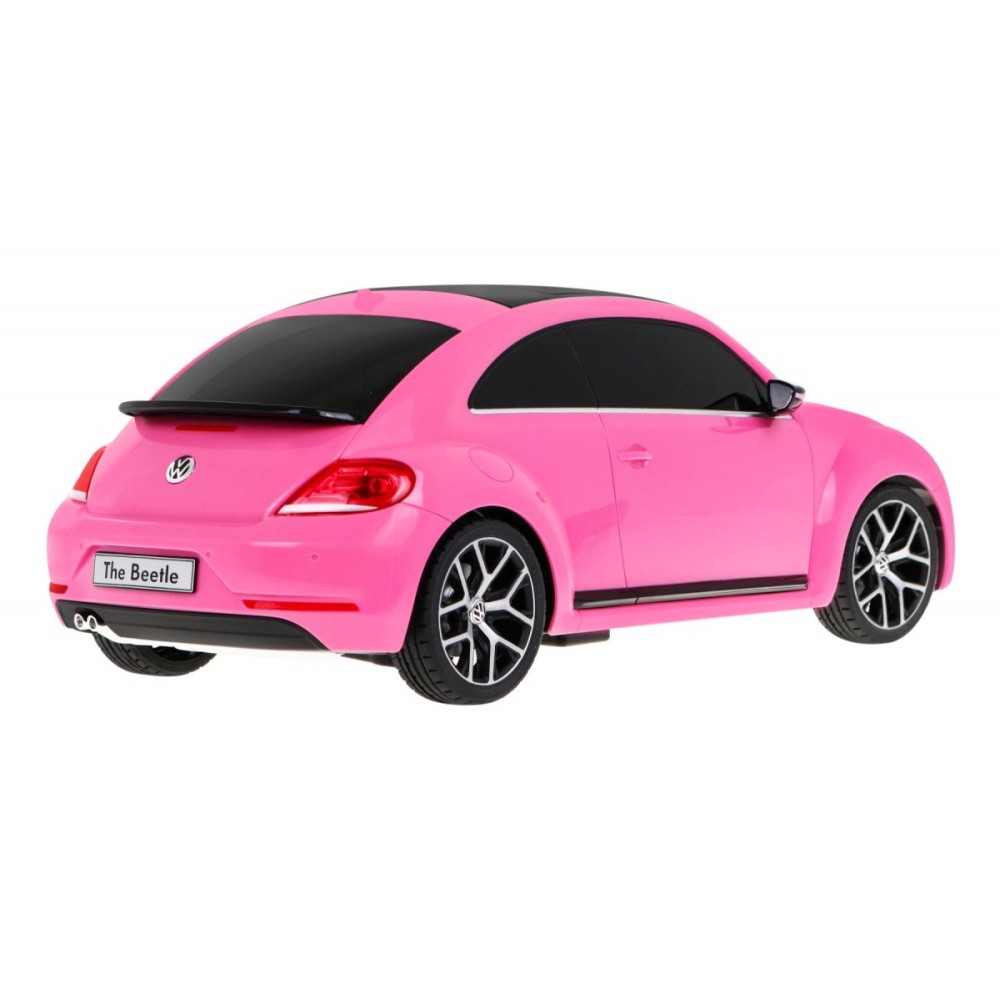Rastar RC Auto Volkswagen Beetle 1:14 na diaľkové ovládanie + Led Svetlá, ružové