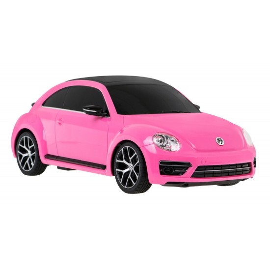 Rastar RC Auto Volkswagen Beetle 1:14 na diaľkové ovládanie + Led Svetlá, ružové