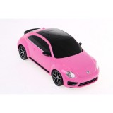 Rastar RC Auto Volkswagen Beetle 1:14 na diaľkové ovládanie + Led Svetlá, ružové