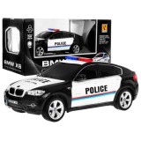 JOKO RC auto Polícia BMW X6 na diaľkové ovládanie 25cm, čierne