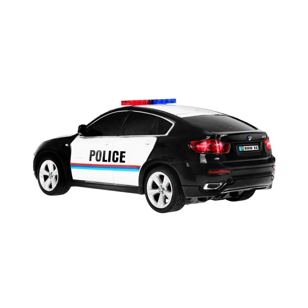 JOKO RC auto Polícia BMW X6 na diaľkové ovládanie 25cm, čierne