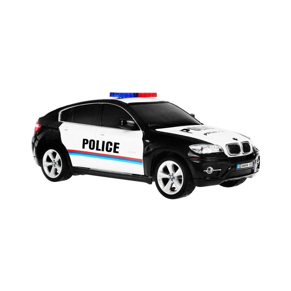 JOKO RC auto Polícia BMW X6 na diaľkové ovládanie 25cm, čierne