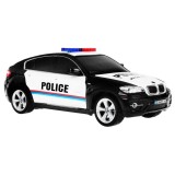 JOKO RC auto Polícia BMW X6 na diaľkové ovládanie 25cm, čierne