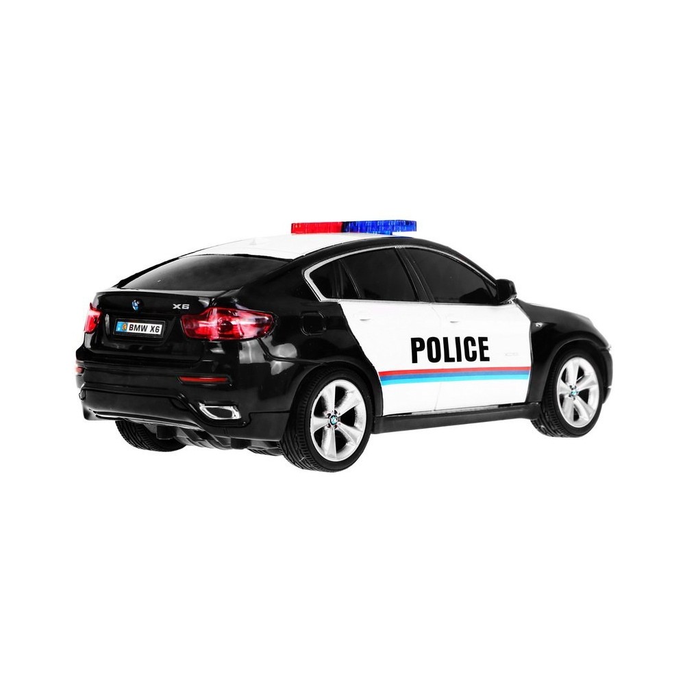 JOKO RC auto Polícia BMW X6 na diaľkové ovládanie 25cm, čierne