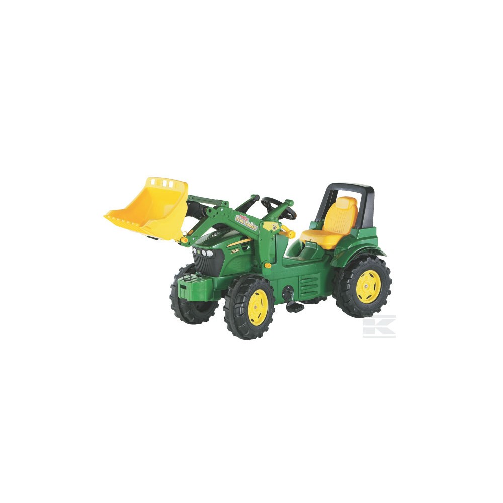 Šľapací traktor John Deere 7930 + predný nakladač, Rolly Toys, od 3 do 8 rokov