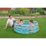 Bestway 51045 Nafukovací okrúhly bazén pre deti Dúha 150 cm x 53 cm