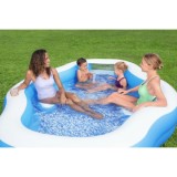 Bestway 54409 Detský Nafukovací bazén so sedačkami a oknom 270cm x 198cm