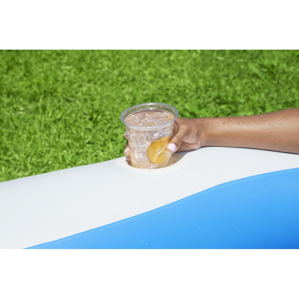 Bestway 54409 Detský Nafukovací bazén so sedačkami a oknom 270cm x 198cm
