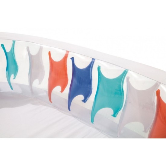 Bestway 54066 Nafukovací bazén pre deti Elipsa 229cm x 152cm 