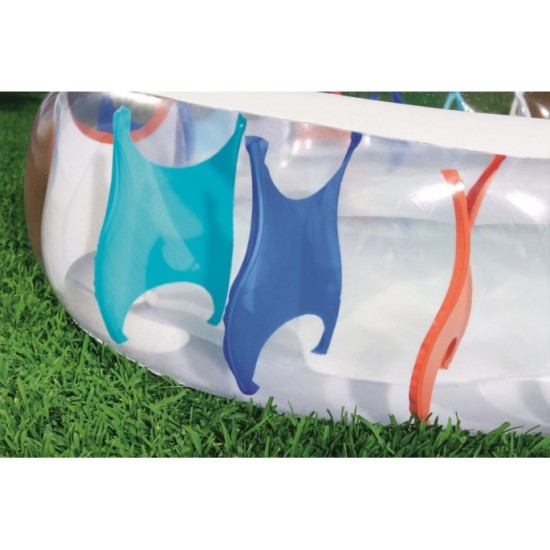 Bestway 54066 Nafukovací bazén pre deti Elipsa 229cm x 152cm 