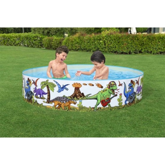 Bestway 55022 Samorozkladací Detský bazén Dinosaurus 183cm