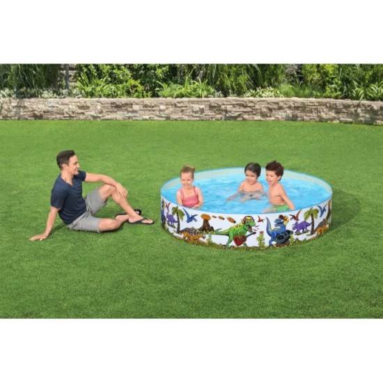 Bestway 55022 Samorozkladací Detský bazén Dinosaurus 183cm
