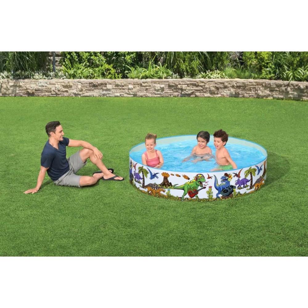 Bestway 55022 Samorozkladací Detský bazén Dinosaurus 183cm