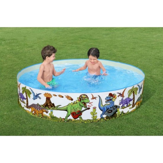 Bestway 55022 Samorozkladací Detský bazén Dinosaurus 183cm
