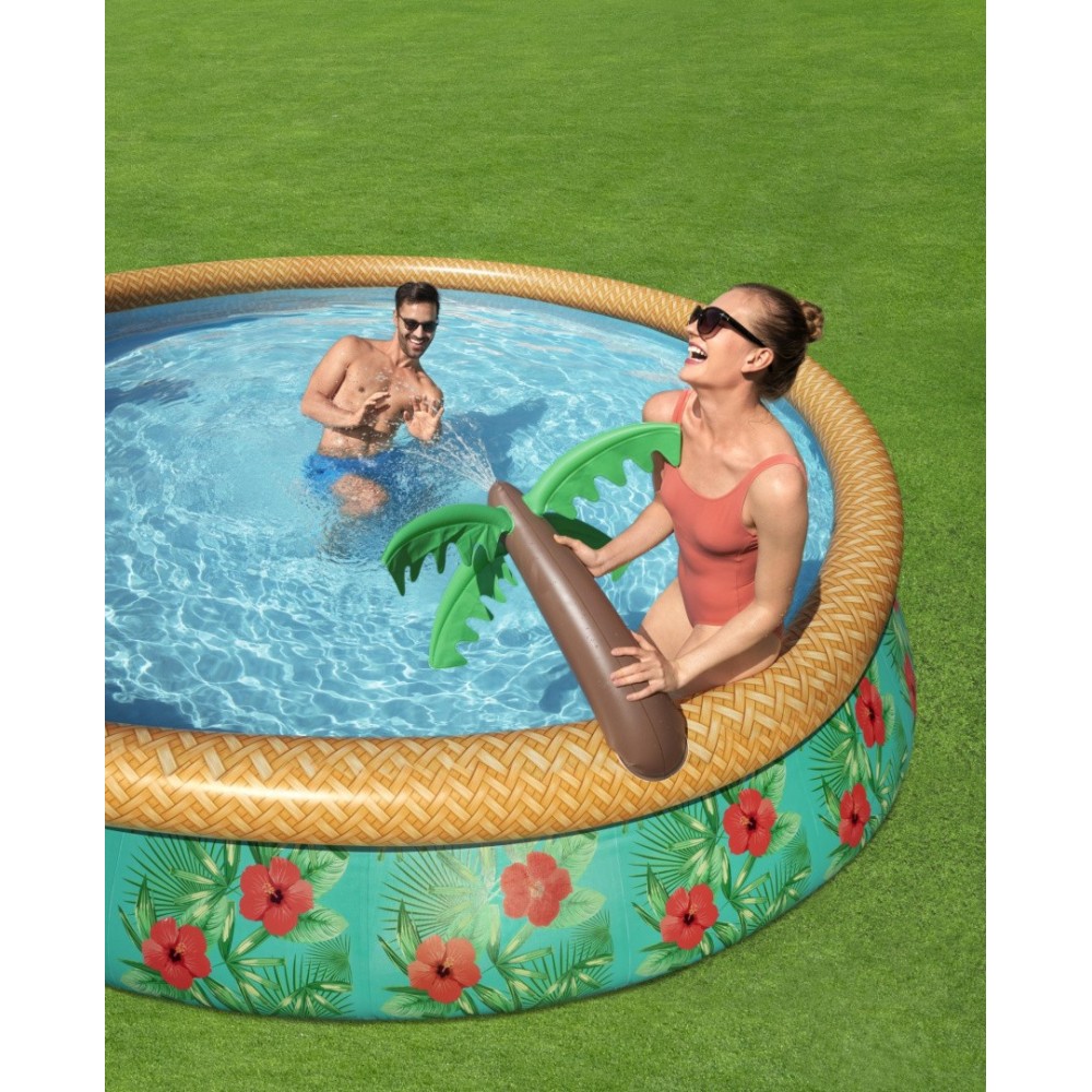 BESTWAY Fast Set Paradise Palms Bazén 457 x 84 cm, kartušová filtrácia 57416