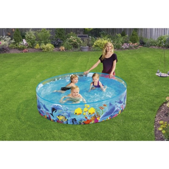Bestway Samorozkladací Detský bazén 183cm x 38cm 55030