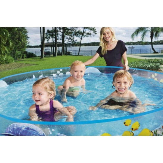 Bestway Samorozkladací Detský bazén 183cm x 38cm 55030