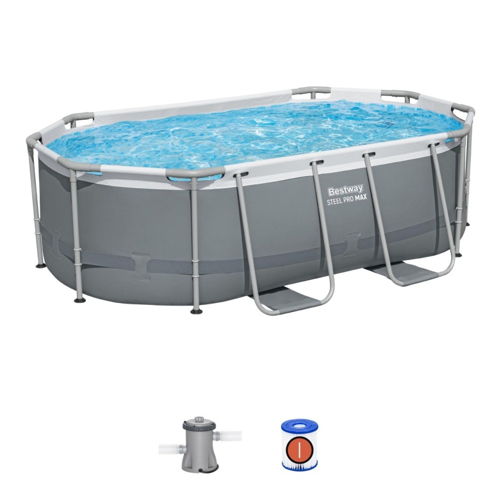 Bestway 5614A Bazén s kovovou konštrukciou Power Steel 305 x 200 x 84 cm + filtračné čerpadlo