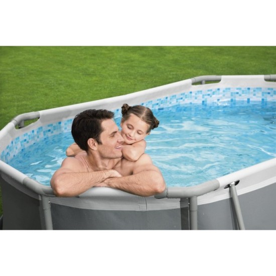 Bestway 5614A Bazén s kovovou konštrukciou Power Steel 305 x 200 x 84 cm + filtračné čerpadlo