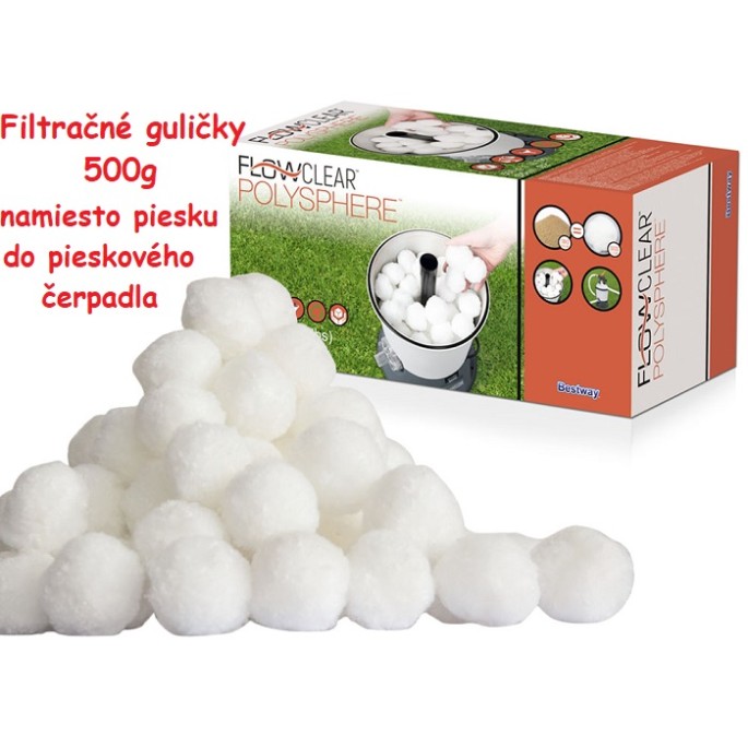 Bestway 58475 Flowclear Polysphere Filtračné guličky 500g