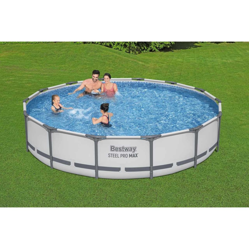 Bestway 56595 Bazén s kovovou konštrukciou STEEL-PRO 427cm x 84cm + filtračné čerpadlo