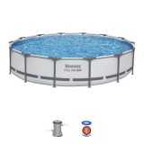 Bestway 56595 Bazén s kovovou konštrukciou STEEL-PRO 427cm x 84cm + filtračné čerpadlo
