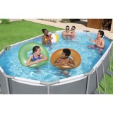 Bestway 56448 Bazén s kovovou konštrukciou POWER STEE FRAME 488 x 305 x107cm s filtračným čerpadlom, plachtou a rebríkom