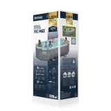 Bestway 56448 Bazén s kovovou konštrukciou POWER STEE FRAME 488 x 305 x107cm s filtračným čerpadlom, plachtou a rebríkom