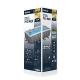 Bestway 56670 Bazén s Kovovou konštrukciou Steel Pro MAX 488x244x122cm + filtračné čerpadlo + rebrík + plachta