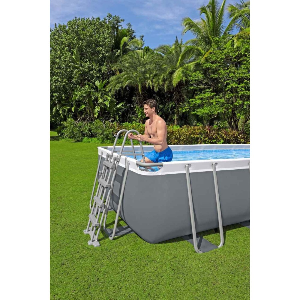 Bestway 56670 Bazén s Kovovou konštrukciou Steel Pro MAX 488x244x122cm + filtračné čerpadlo + rebrík + plachta