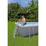 Bestway 56670 Bazén s Kovovou konštrukciou Steel Pro MAX 488x244x122cm + filtračné čerpadlo + rebrík + plachta