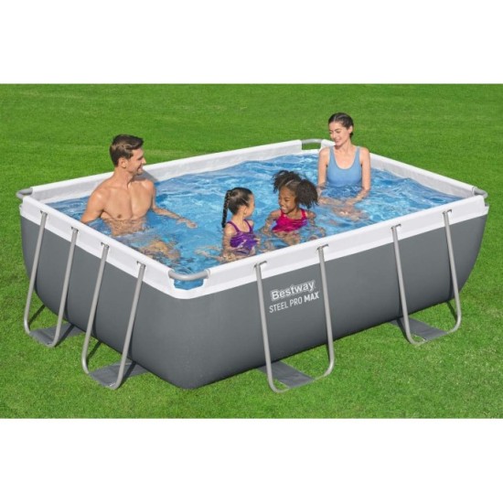 Bestway 56629 Bazén s Kovovou konštrukciou Steel Pro MAX 282x196x84cm s filtračným čerpadlom 1249 l/h