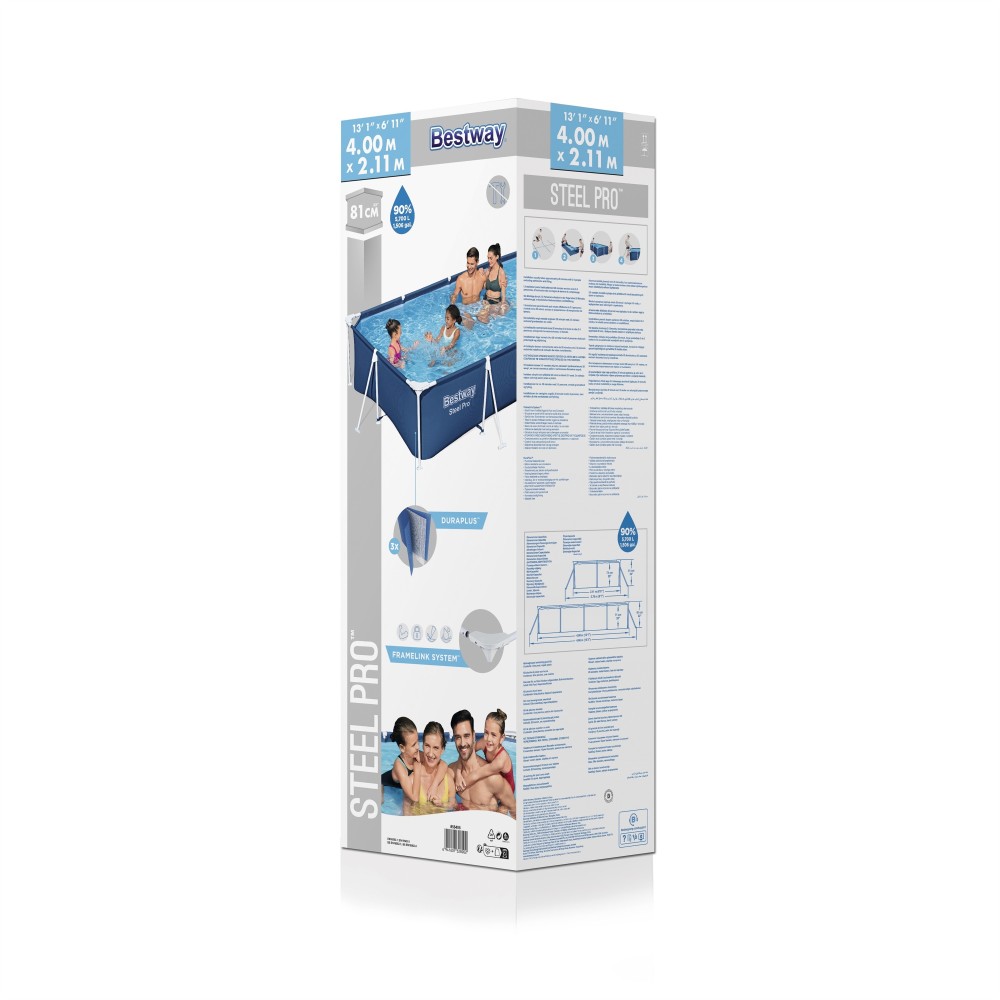 Bestway 56405 Bazén s kovovou konštrukciou Steel Pro 400x211x81cm