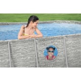 Bestway 56714 Bazén s kovovou konštrukciou Power Steel Swim VISTA 427 cm x 250 cm x 100 cm + čerpadlo + rebrík + plachta 