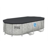 Bestway 56714 Bazén s kovovou konštrukciou Power Steel Swim VISTA 427 cm x 250 cm x 100 cm + čerpadlo + rebrík + plachta 