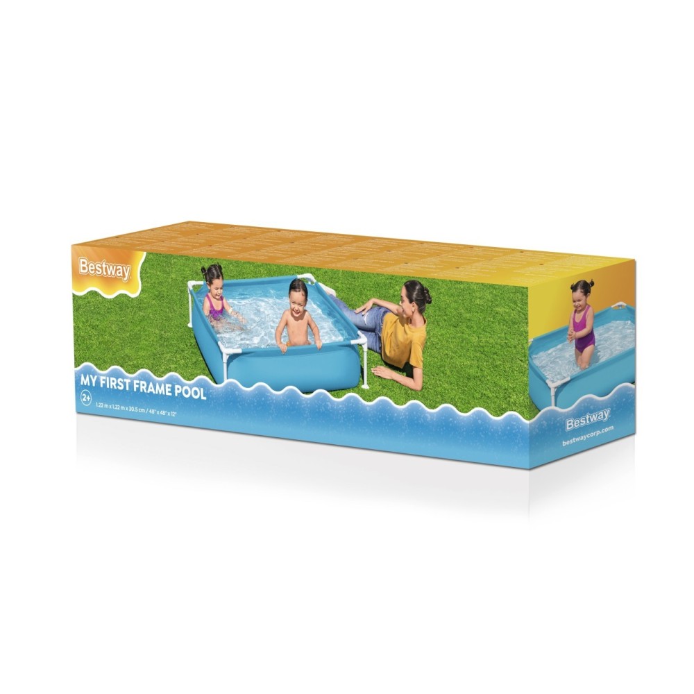 Bestway 56217 Detský bazén 122 x 122 cm s rámovou konštrukciou