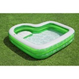 Bestway Detský Nafukovací bazén so sedadlom Tropical Paradise 231 cm x 231 cm