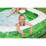 Bestway Detský Nafukovací bazén so sedadlom Tropical Paradise 231 cm x 231 cm
