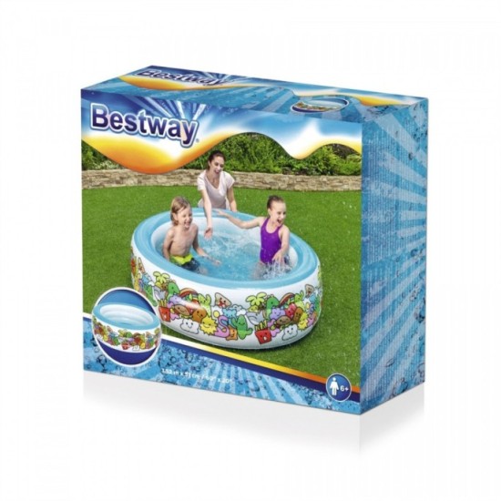 Bestway 51121 Detský nafukovací bazén Postavičky Charcter 152 x 51cm