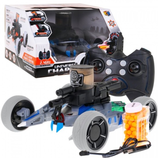JOKO RC Autičko na diaľkové ovládanie Crawler, funkcia strieľania guličiek + Laser + 150 guličiek