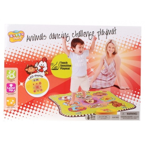 JOKO Tanečná podložka Zvieratá hra twister dancing ZOO pre najmenšie deti