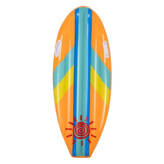 Bestway 42046 Nafukovačka v tvare Nafukovacej dosky Sunny Surf 114 cm x 46 cm, oranžová