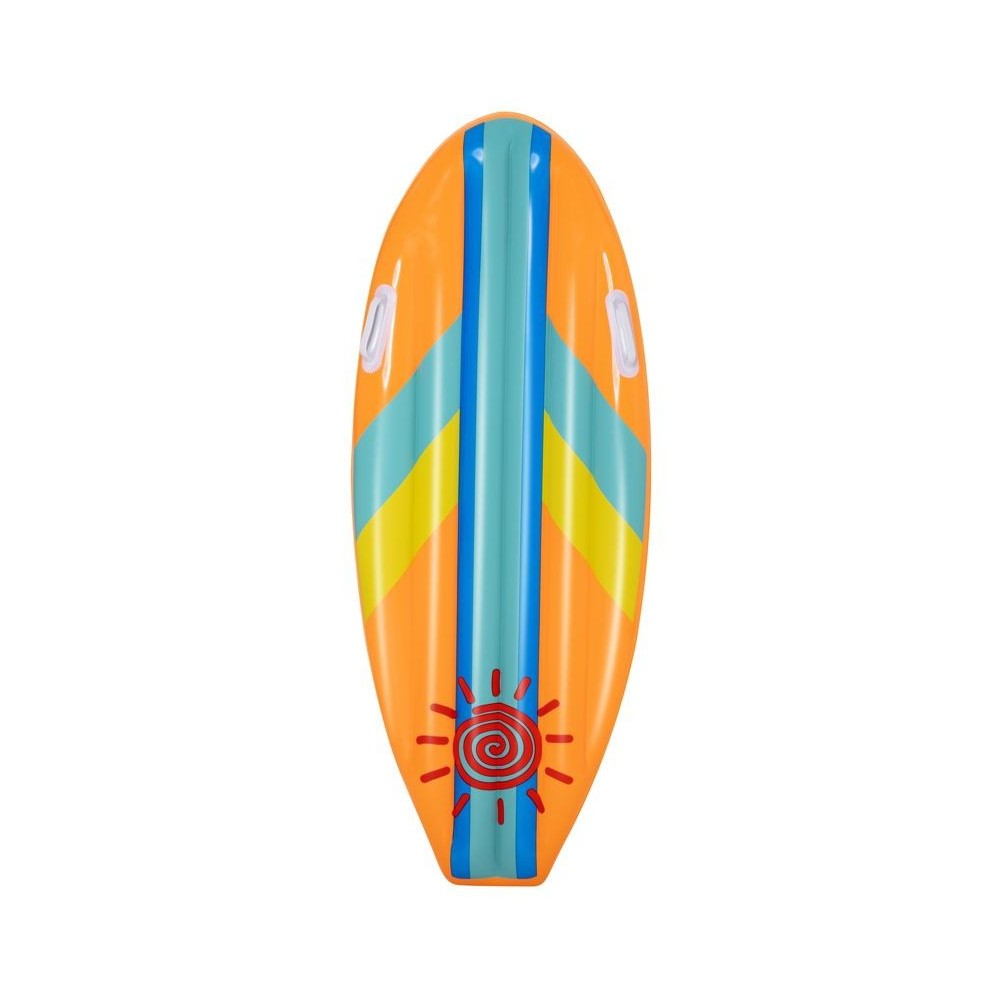 Bestway 42046 Nafukovačka v tvare Nafukovacej dosky Sunny Surf 114 cm x 46 cm, oranžová