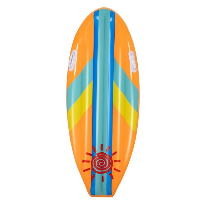 Bestway 42046 Nafukovačka v tvare Nafukovacej dosky Sunny Surf 114 cm x 46 cm, oranžová