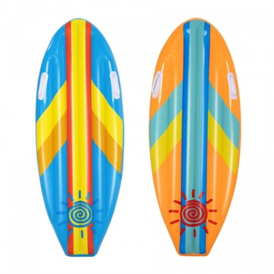 Bestway 42046 Nafukovačka v tvare Nafukovacej dosky Sunny Surf 114 cm x 46 cm, oranžová