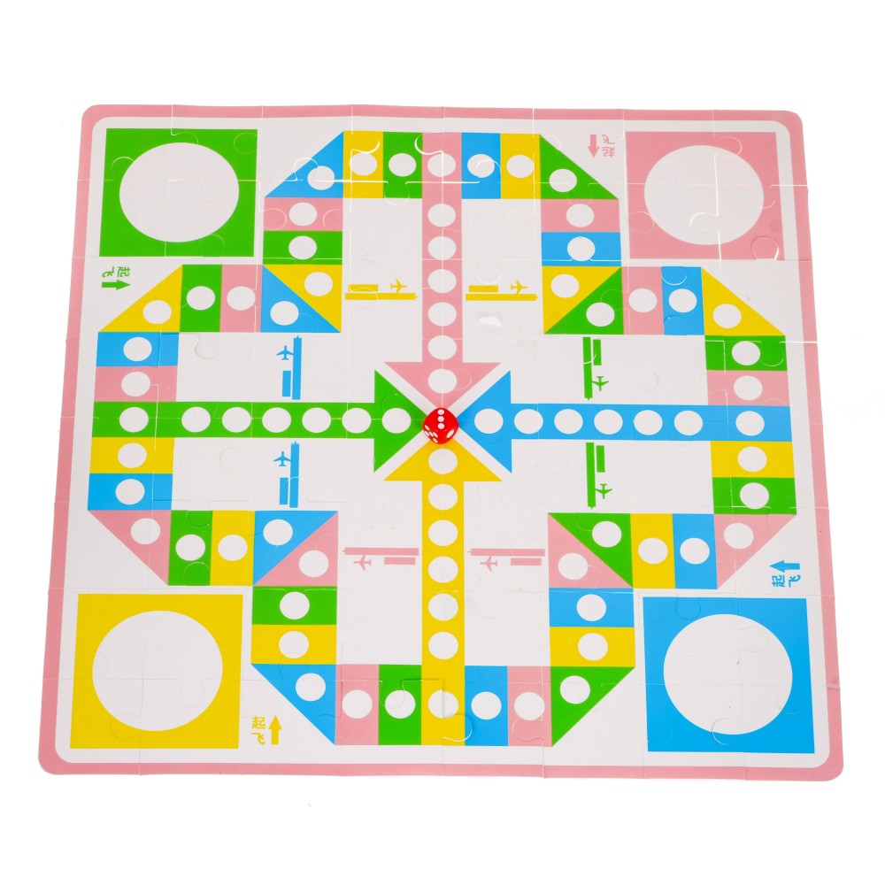 JOKO Sada Drevené kocky Princezná na zámku + Puzzle + vedro s vkladačkou