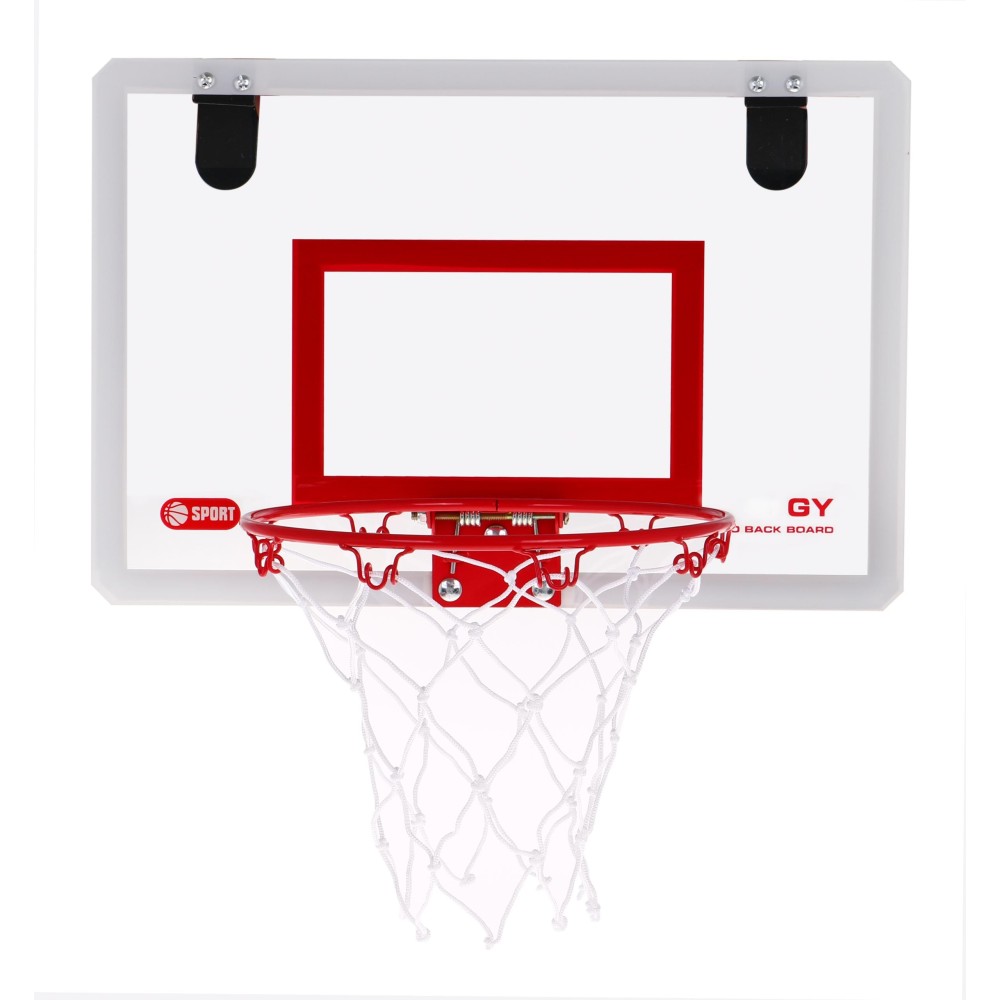 JOKO Basketbalový kôš na dvere s loptou a pumpou, priesvitný Basketball Table