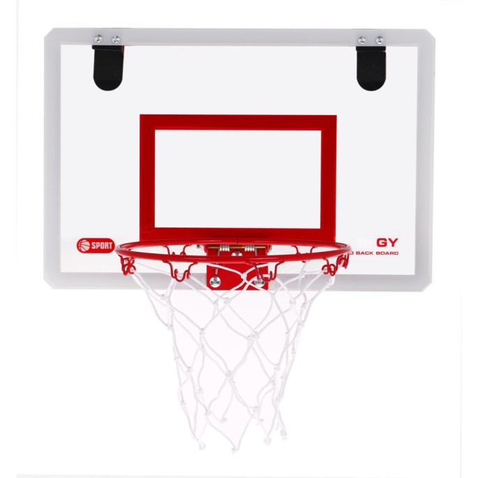 JOKO Basketbalový kôš na dvere s loptou a pumpou, priesvitný Basketball Table