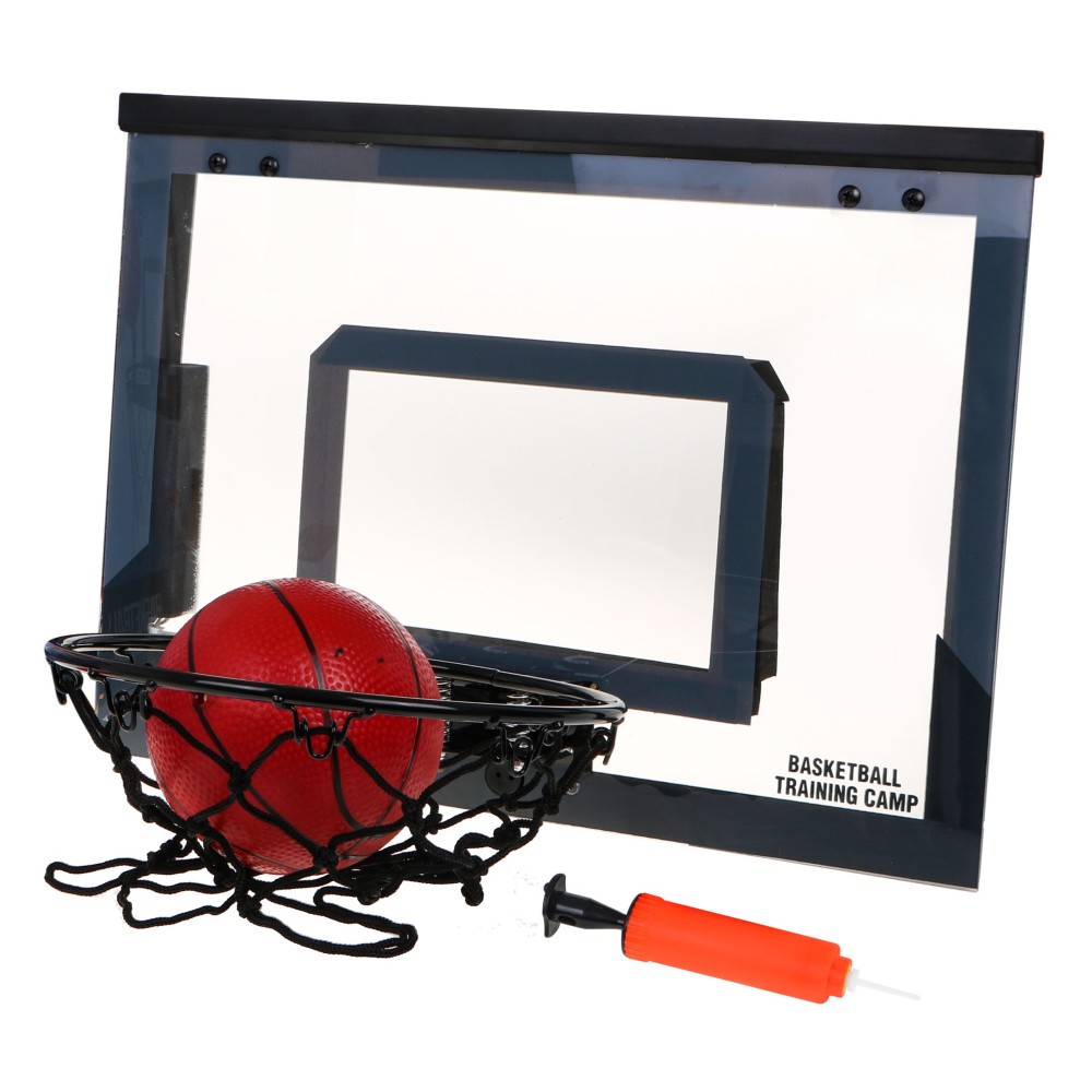 JOKO Elektronický basketbalový kôš s počitadlom so svetlom a zvukom, priehľadný