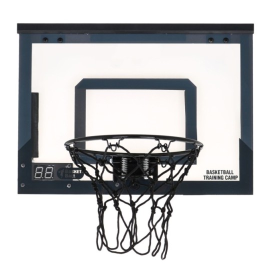 JOKO Elektronický basketbalový kôš s počitadlom so svetlom a zvukom, priehľadný
